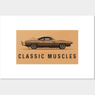 American Muscle Car T-Shirt Posters and Art